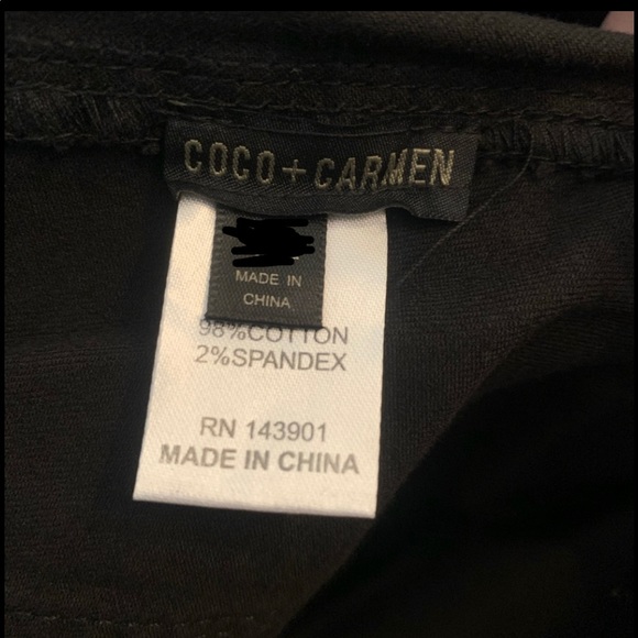 NWT OMG Jeans Coco + Carmen Black/Gold Snake - Picture 7 of 7